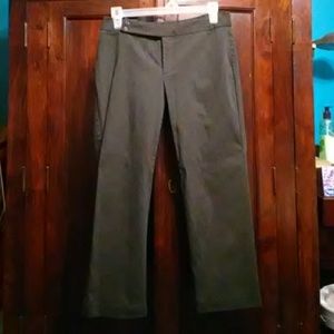 Grey office capris pants